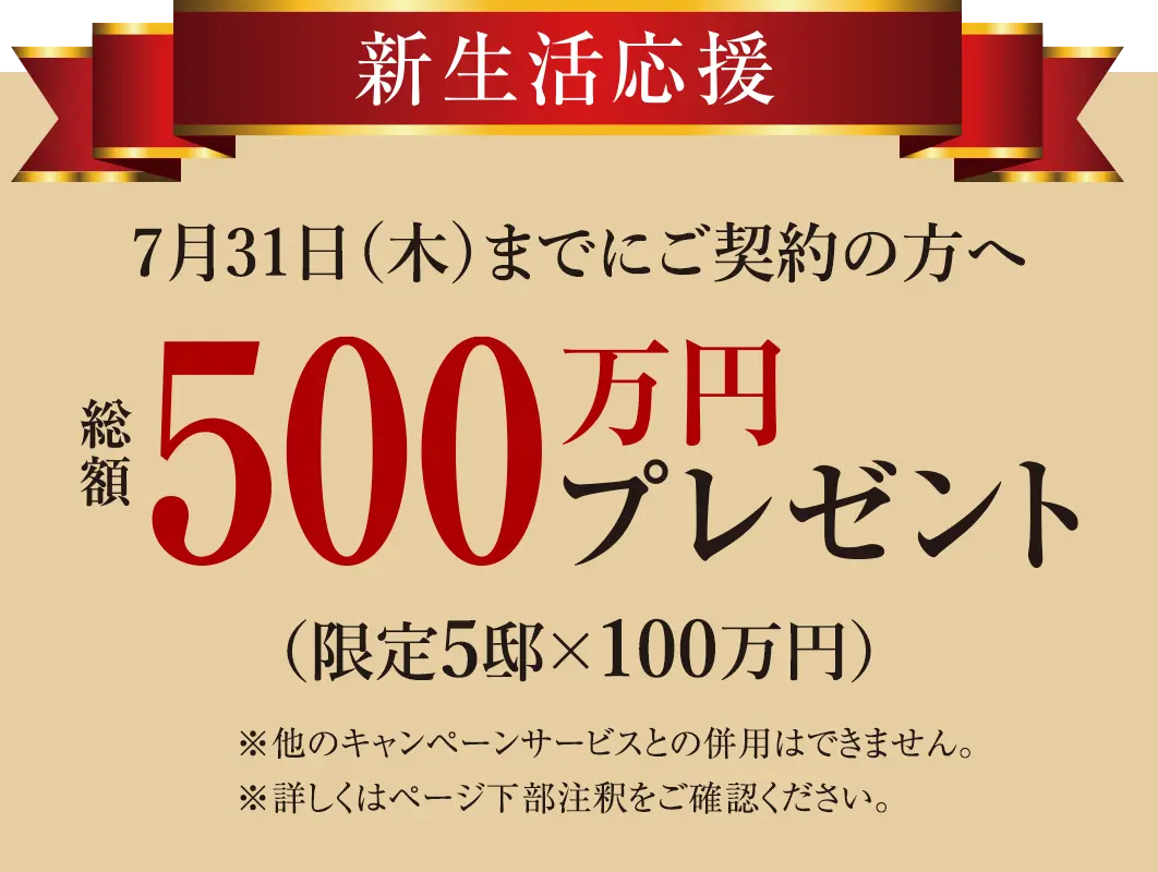 キャンペーン実施中