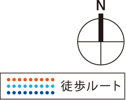 徒歩ルート