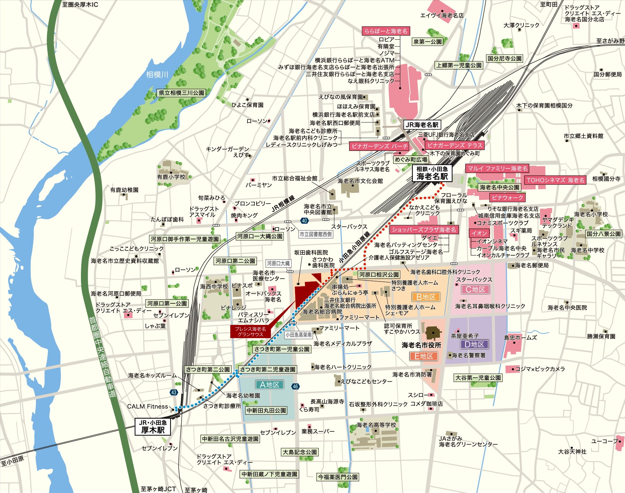 現地案内図