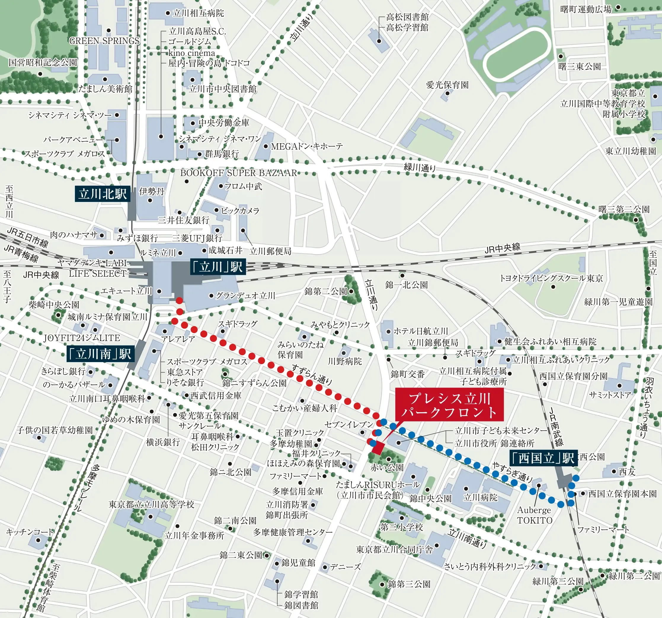 現地案内図