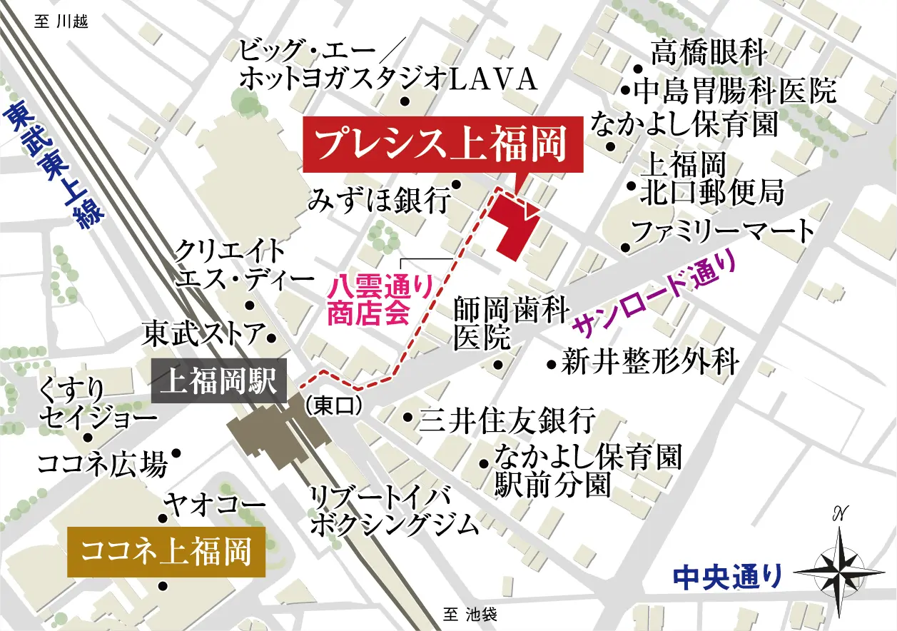 現地案内図