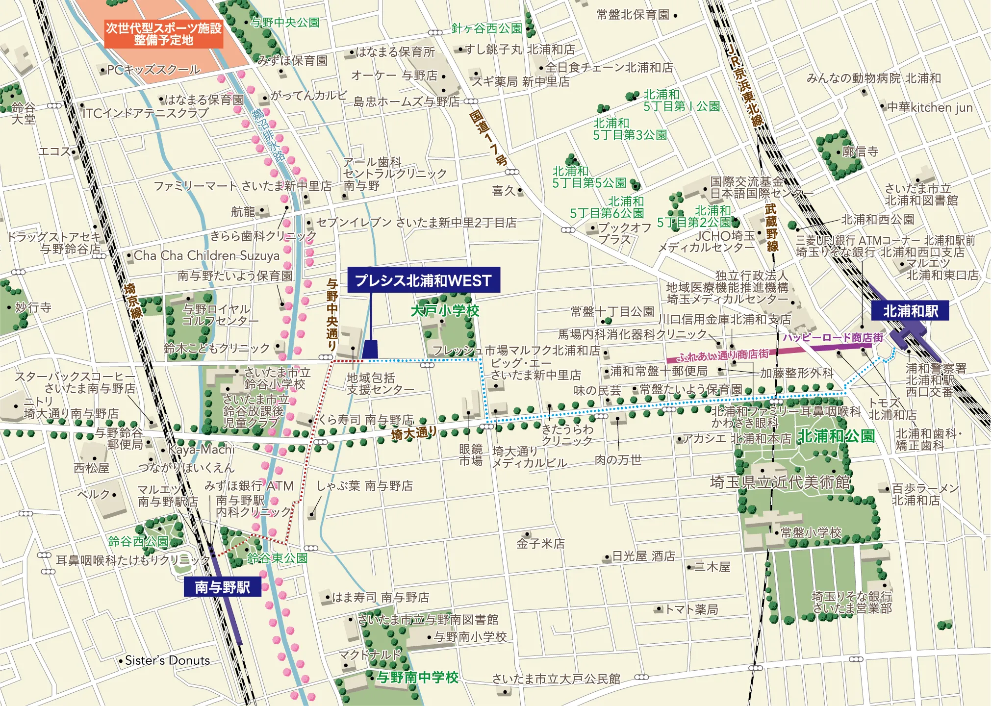 マンションギャラリ―案内図