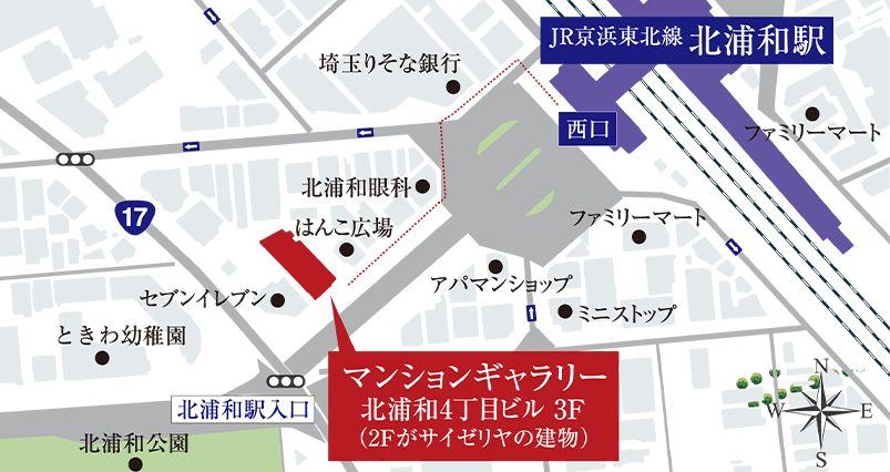 マンションギャラリ―案内図