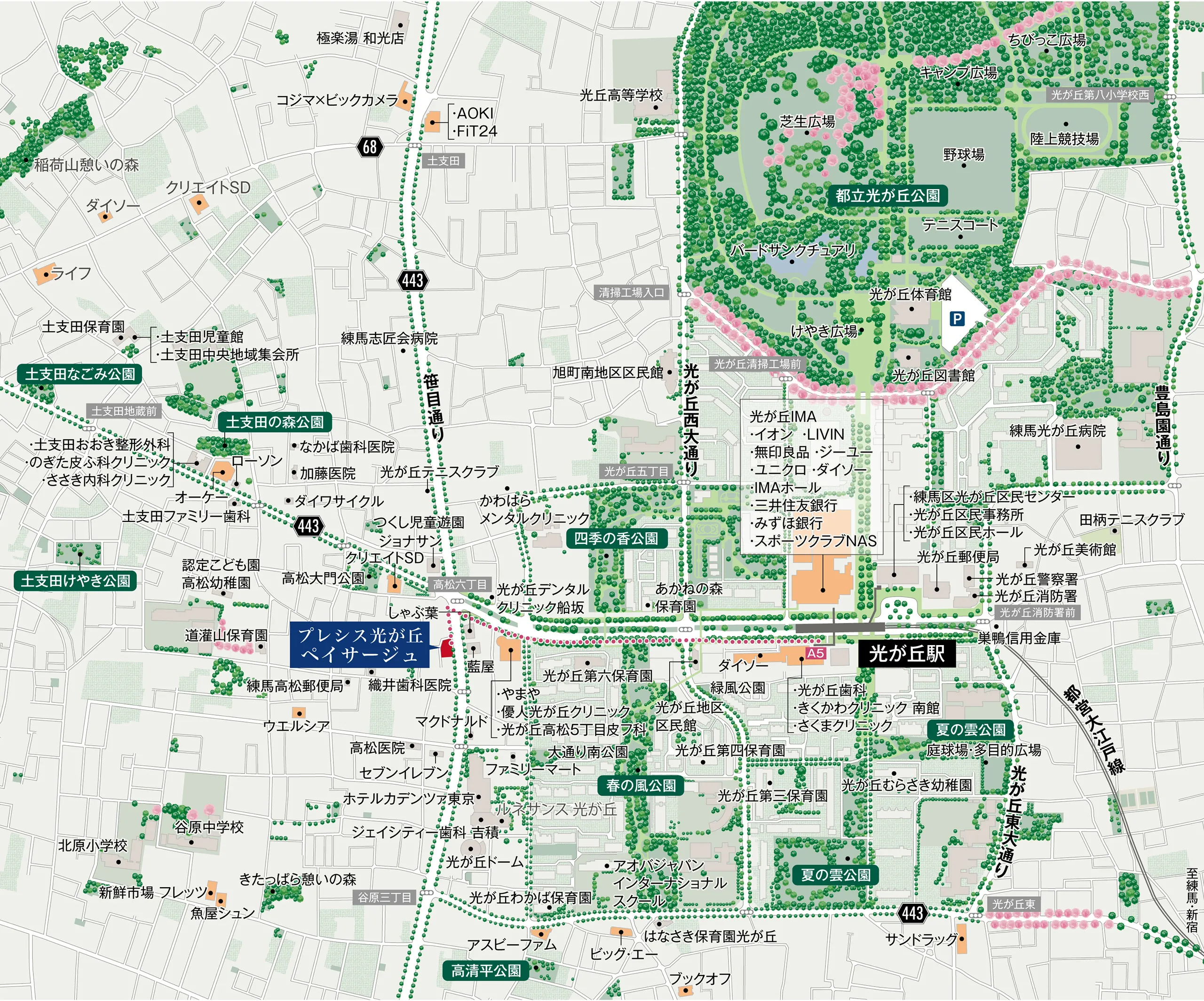 マンションギャラリ―案内図